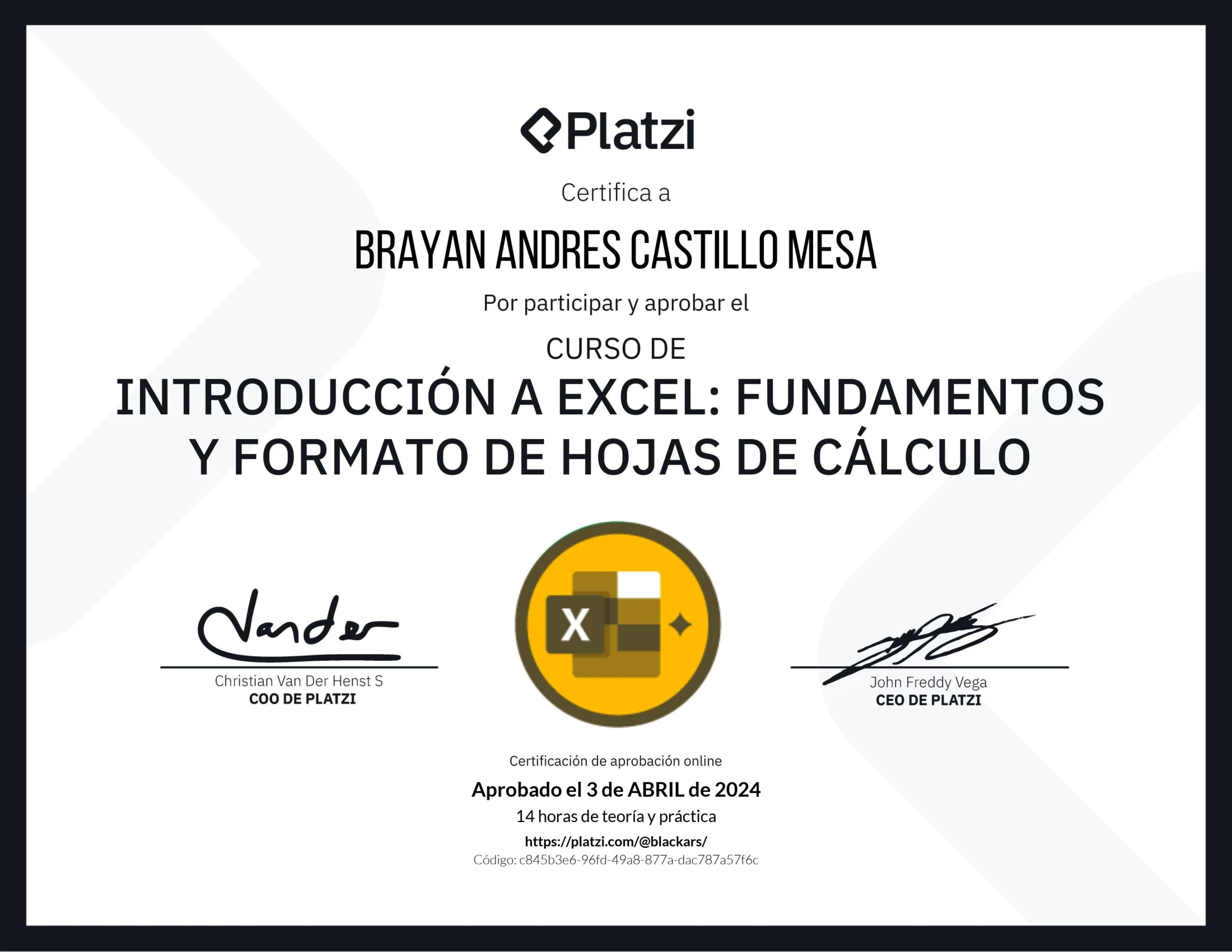 Platzi Excel
